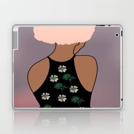 Woman At The Meadow 46 Laptop Skin