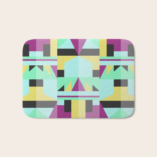 Tribal V Bath Mat