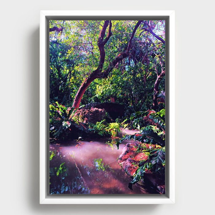 Terrapin Oasis Framed Canvas
