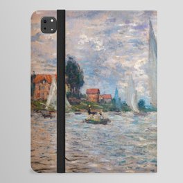 Claude Monet - Boats Regatta at Argenteuil iPad Folio Case