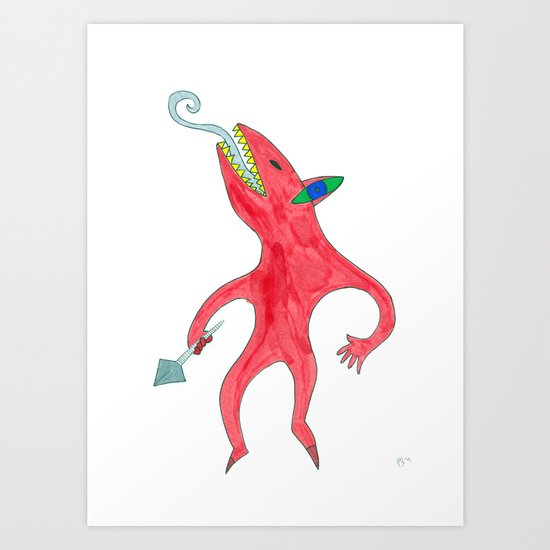 Daemon Art Print
