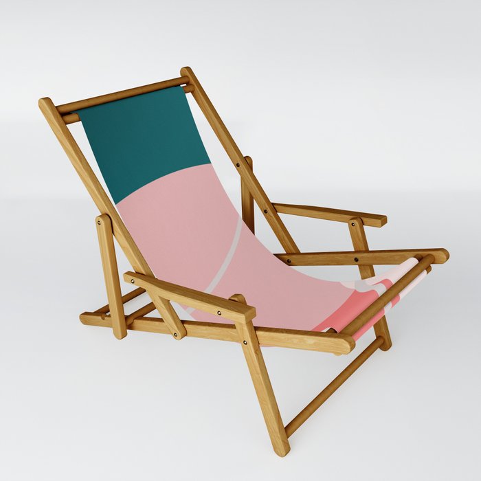 aesthetic abstract colors Sling Chair