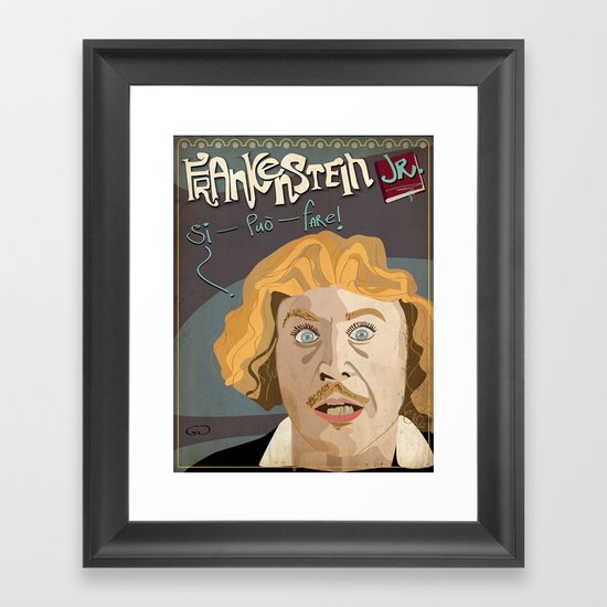 Young Frankenstein Framed Art Print