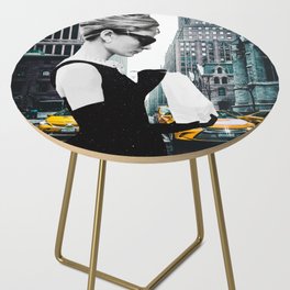 "Audrey In The City" Photo Montage Side Table