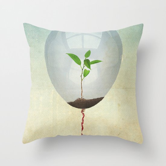 micro environment Throw Pillow