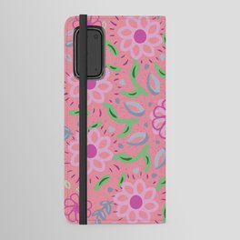 Garden Sunshine Pink Android Wallet Case