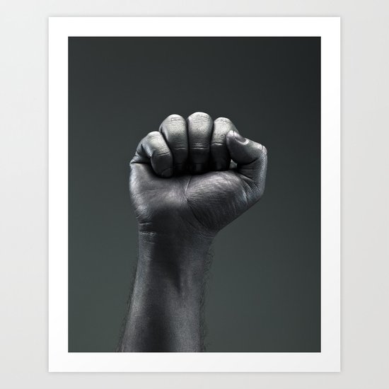 Protest Hand Art Print