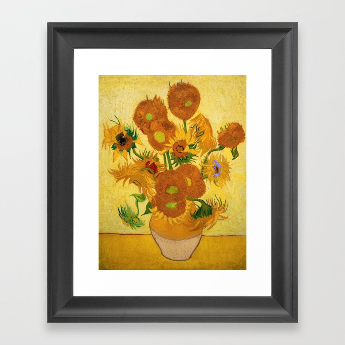 Sunflowers by Van Gogh Framed Art Print