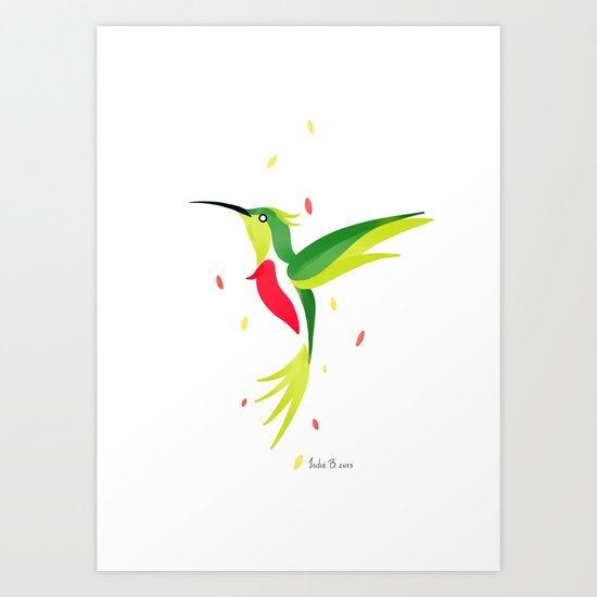 Hummingbird 2 Art Print
