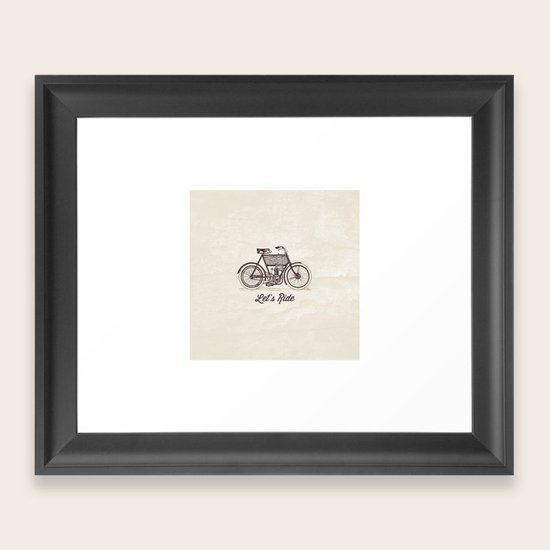 Let's Ride Framed Art Print