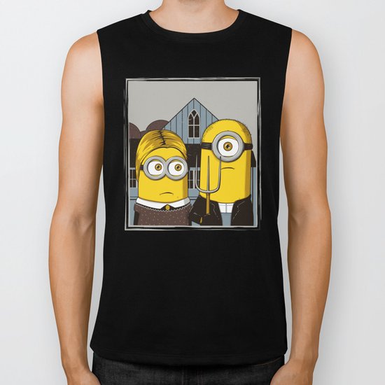 Minion Gothic Biker Tank
