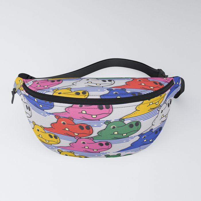 Hippos pattern no2 Fanny Pack