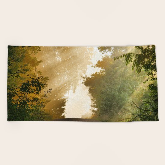 away-nature Beach Towel
