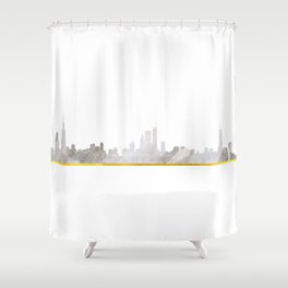 Chicago Skyline Shower Curtain