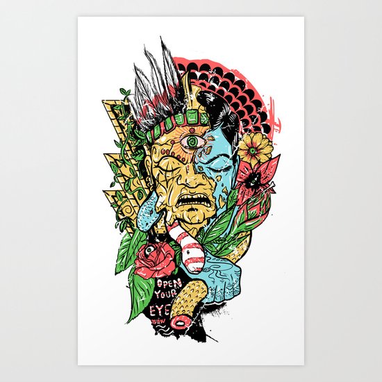 Open your Eye Art Print