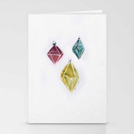 Crystals Stationery Cards
