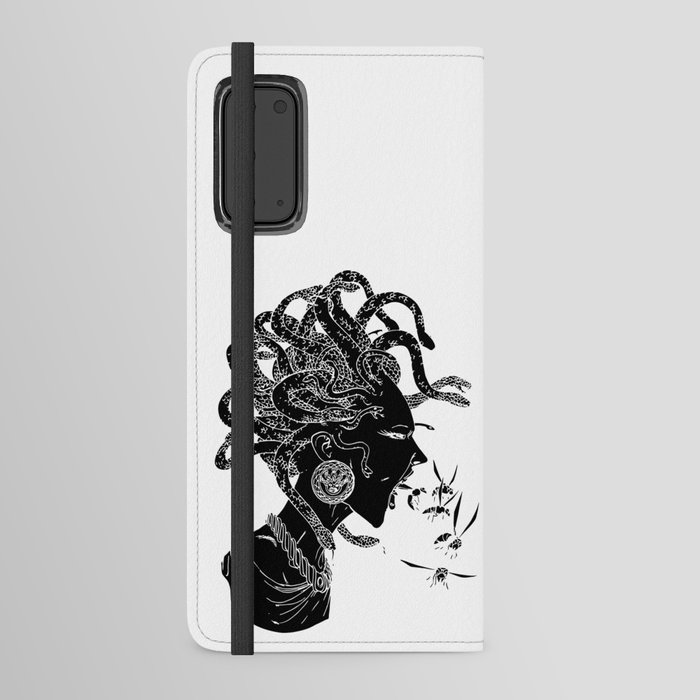 Black Medusa Android Wallet Case