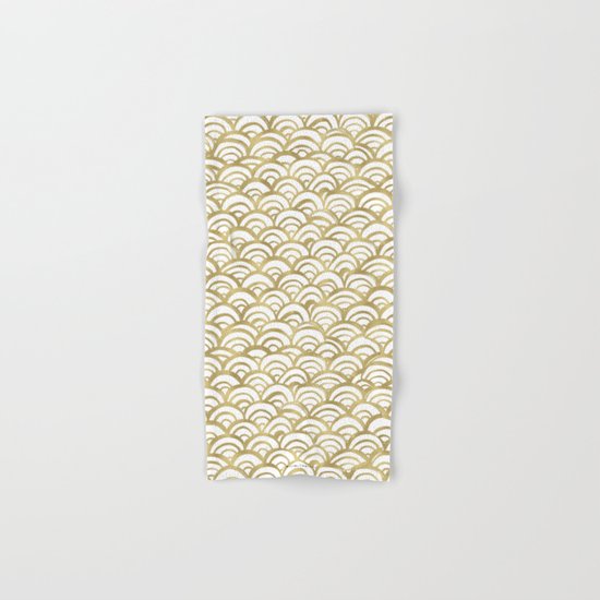 Gold Mermaid Hand & Bath Towel