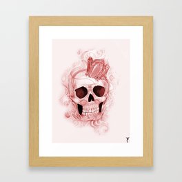 Sonho de Morte Redux (red) Framed Art Print
