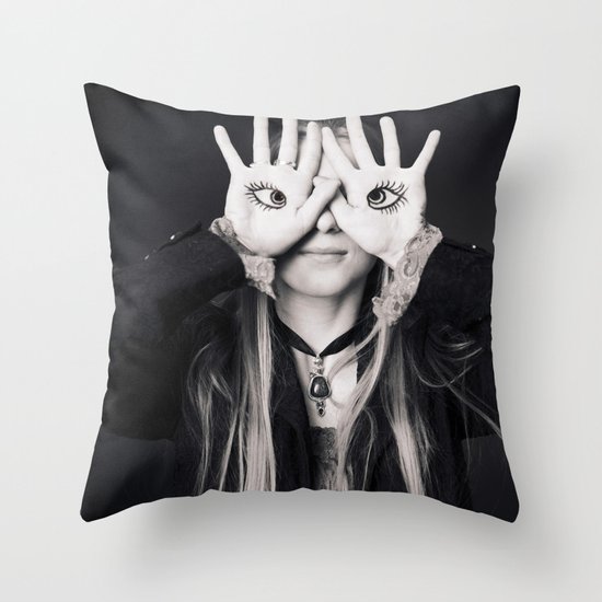 Eye Eye Throw Pillow