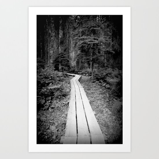 road to the forest Art Print