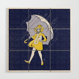 Risograph Apocalyptic Salty Betch Wood Wall Art