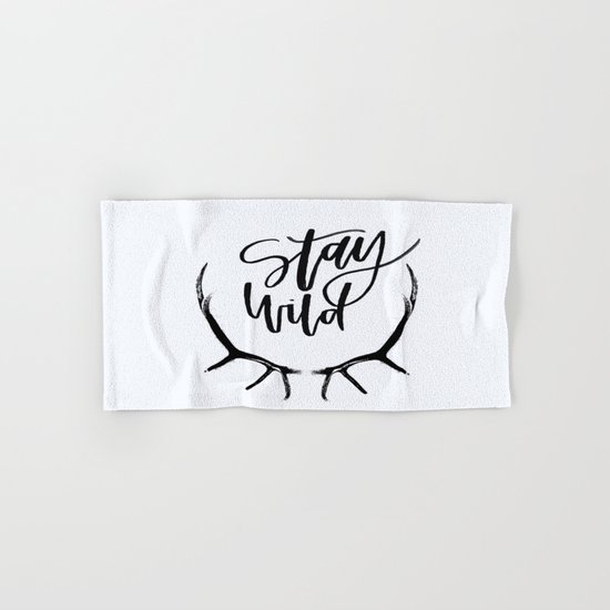 Stay wild Hand & Bath Towel