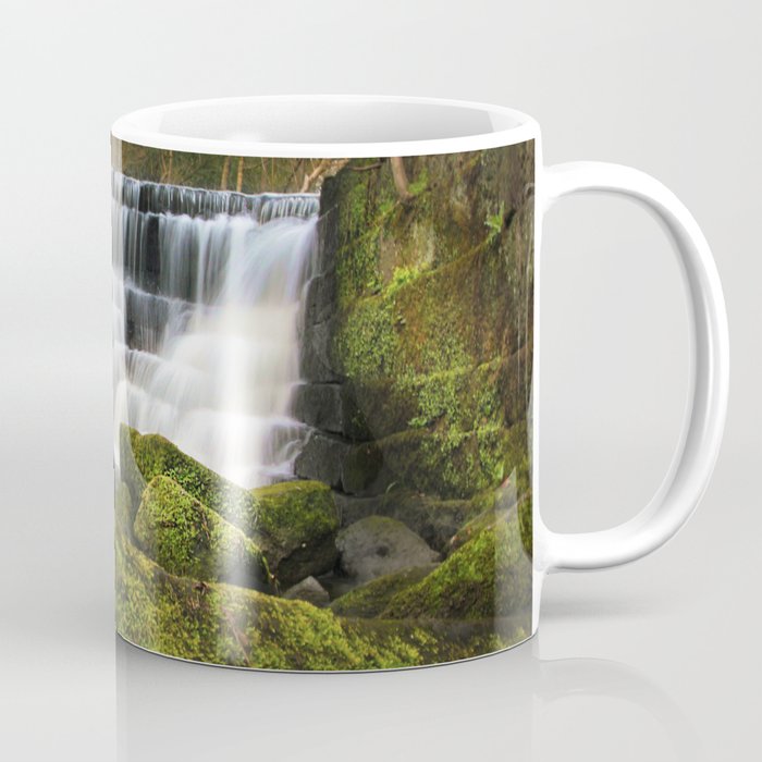 English Spring Waterfall Coffee Mug
