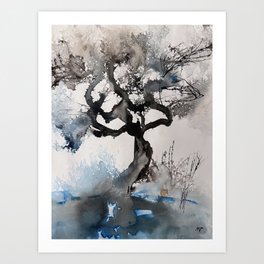 Dancing tree Art Print
