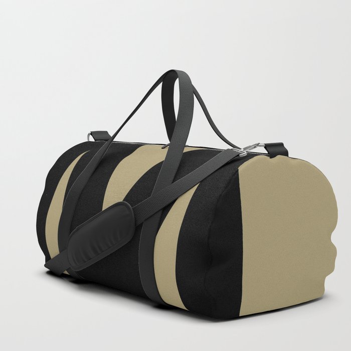 Letter M (Black & Sand) Duffle Bag