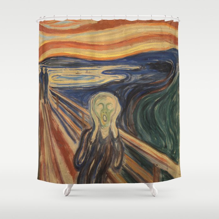 The Scream by Edvard Munch Shower Curtain