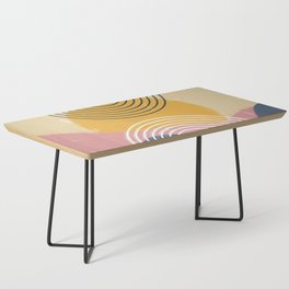 minimalistic watercolor rainbow under the sun-5248 Coffee Table