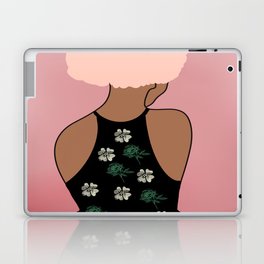 Woman At The Meadow 14 Laptop Skin