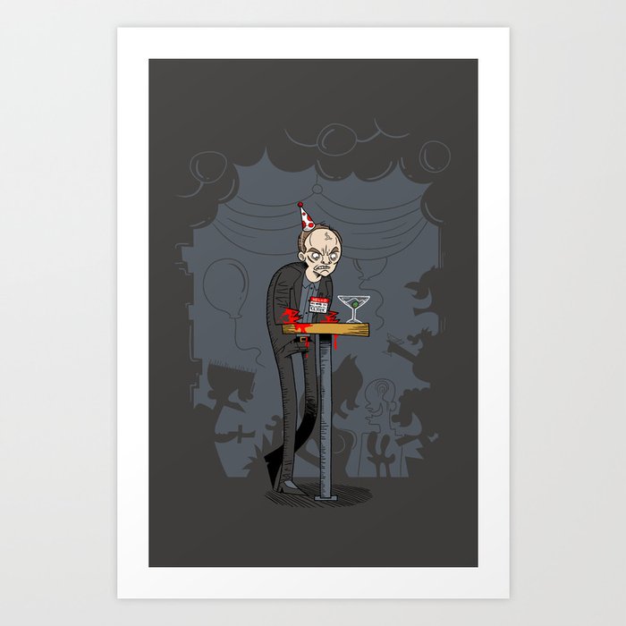 Richter at the Party Art Print