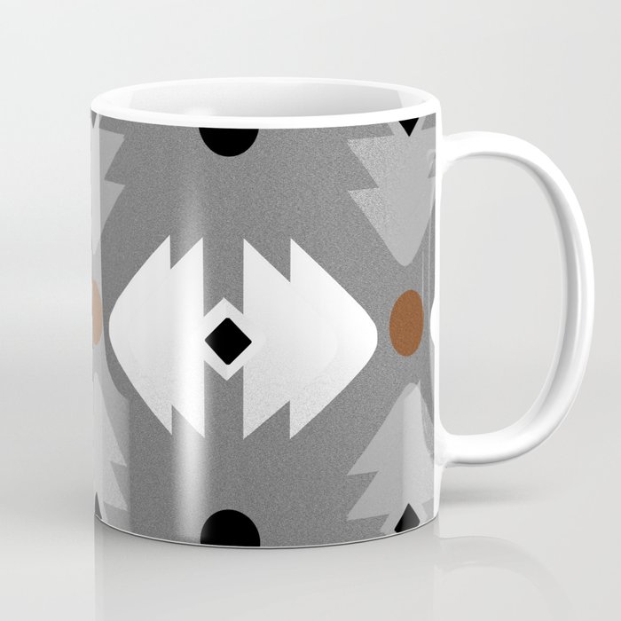Modern Desert Fox Southwest Pattern Coffee Mug
