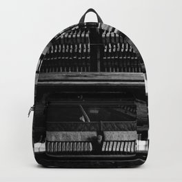 PLAY Backpack | Black, Tune, Upright, White, Instrument, Music, Love, Vmpdesigns, 88, Antique 