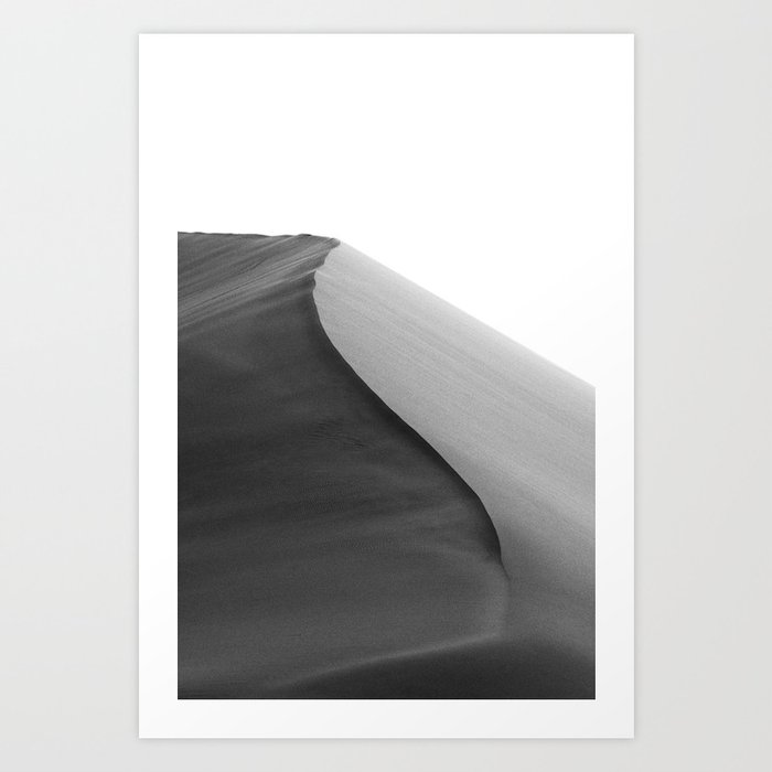 Dune in black and white, Sossusvlei | Namibia travel photography Art Print Art Print