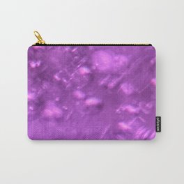 Purple Bubbles Carry-All Pouch