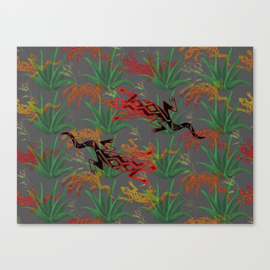 Desert Pattern Canvas Print