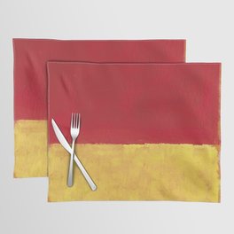 Rothko Red Yellow Untitled Placemat