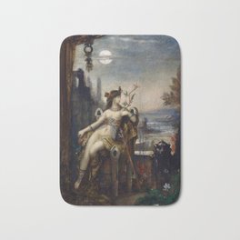 Bohemian princess vintage painting  - Gustave Moreau Bath Mat