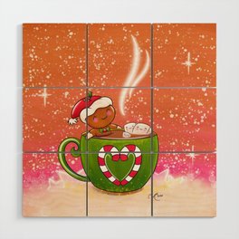 It's hot chocolate time  Wood Wall Art