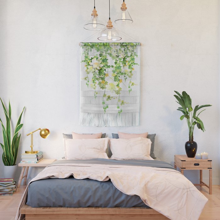 Watercolor Ivy Wall Hanging By Nadja1 Society6