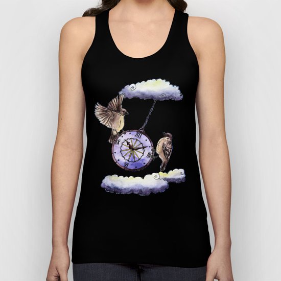 Clock Unisex Tank Top