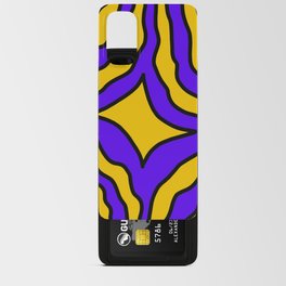 Purple and Yellow Abstract Design🟣🟡  Android Card Case