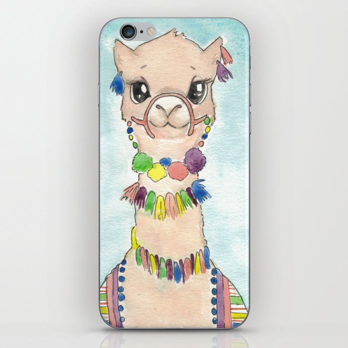 Happy Alpaca iPhone Skin