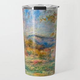 Landscape of Cagnes, 1910 by Pierre-Auguste Renoir Travel Mug