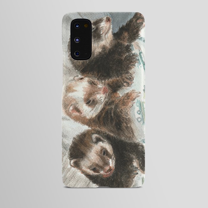 Lovely ferrets Android Case