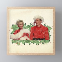 Phil & Judy (White Christmas) Framed Mini Art Print