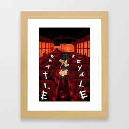 Last Stop (Battle Royale re-covered) Framed Art Print